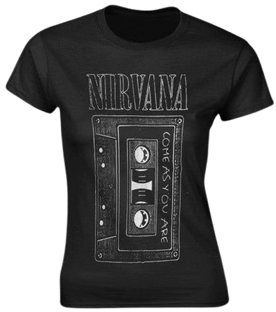 Tee Shirt Emporium Nirvana Come As You Are Official Tee