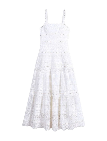224RILOVELY Crochet-knit maxi dress - Dresses - Maje.com