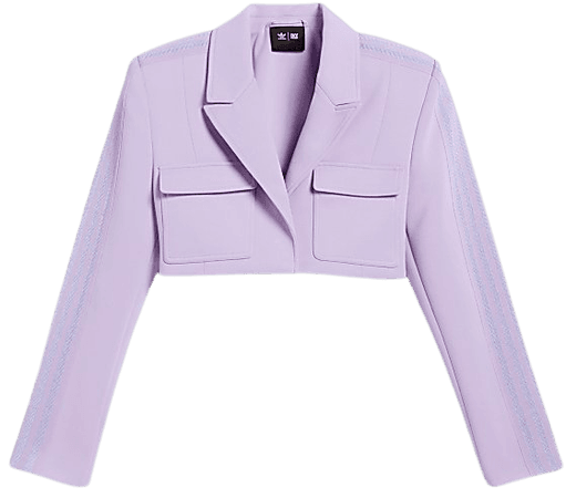 adidas Cropped Suit Jacket - Purple | adidas US