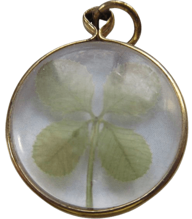 Vintage Four Leaf Clover Charm