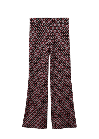 Retro print trousers - Women | Mango USA
