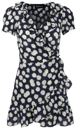 The Valentina Daisy Short Sleeve Wrap Dress | Réalisation Par