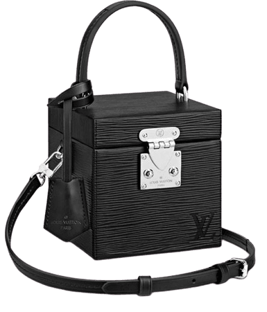 LOUIS VUITTON Black Bleecker Box Handbag