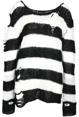 CURRENT MOOD Lost Cause Striped Sweater