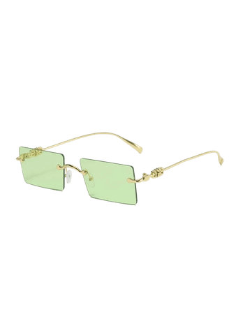 Square Rimless Sunglasses | SHEIN USA
