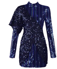 Sequin Blue Dress