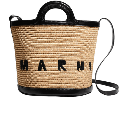 Marni Small Woven Bucket Tote Bag | Neiman Marcus