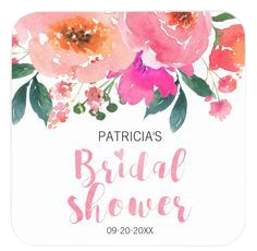 Bridal Shower Tea Party Burgundy Floral Thank You Classic Round Sticker | Zazzle | Bridal shower tea, Tea party bridal shower, Pink bridal shower