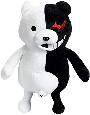 35cm Dangan Ronpa Super Danganronpa 2 Mono Kuma Black&White Bear Plush Doll