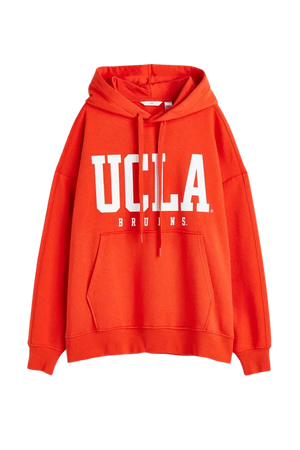 Oversized Hoodie - Orange/UCLA Bruins - Ladies | H&M US