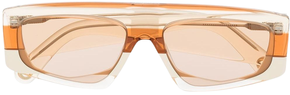 JACQUEMUS | Yauco geometric-frame sunglasses - FARFETCH £284
