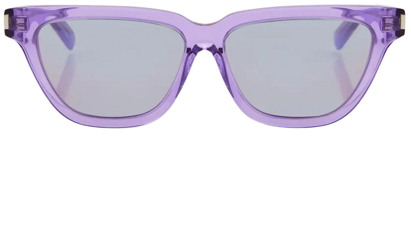 SL 462 Sulpice Cat Eye Sunglasses in Purple - Saint Laurent | Mytheresa