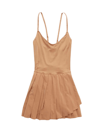 OFFLINE Nylon Pleated Tennis Dress