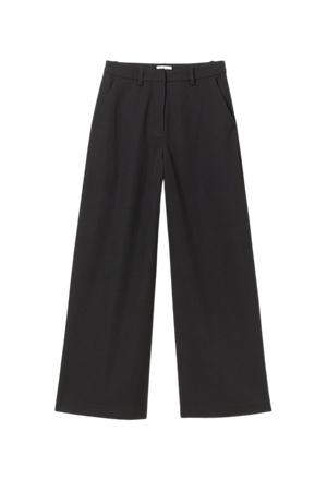 Tate Suiting Trousers - Black - Weekday WW