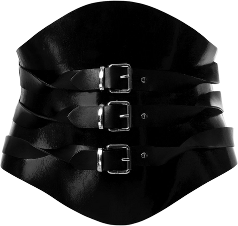 *clipped by @luci-her* TWISTED BELT BLACK | MARINA HOERMANSEDER