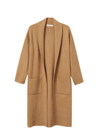 Oversized coat with pockets - Women | Mango USA