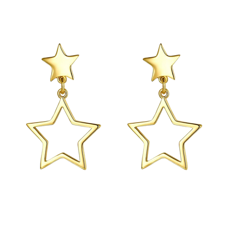 dangle star earrings