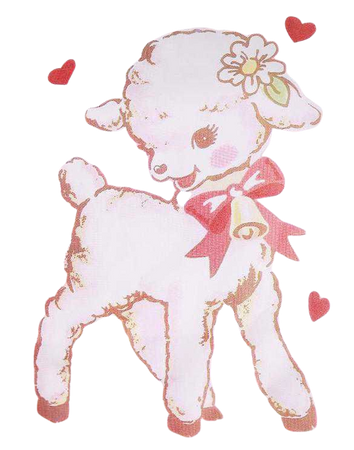 Sweet Baby Lamb T-Shirt Fairy Kei Pink Aesthetic Lolita | Kawaii Babe