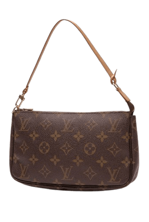 Pochette accessoire cloth clutch bag Louis Vuitton Brown in Cloth - 9246156