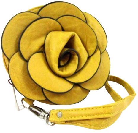 yellow flower purse
