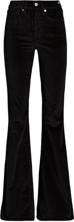 Veronica Beard Sheridan Bell Bottom Jeans In Black l INTERMIX®