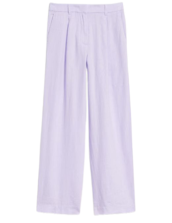 Extra High-Waisted Linen-Blend Wide-Leg Taylor Pants | Old Navy