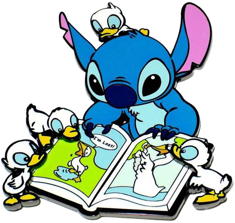 stitch and ducklings