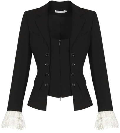 Maestro Black & White Tuxedo Jacket | ANNE FONTAINE | Wolf & Badger