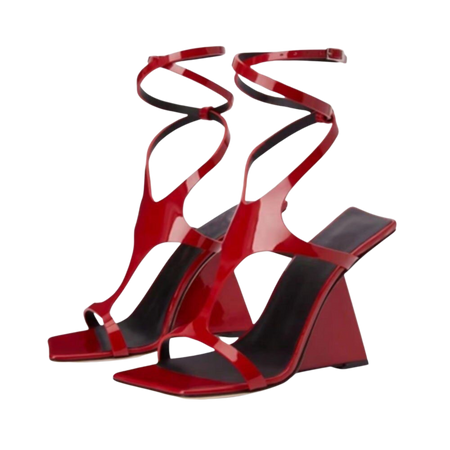 Women's Sandals Stranger High Heel Gladiator Shoes Brand Buckle Elegant Casual Rome Design Stylish 2024 New Sandals For Woman