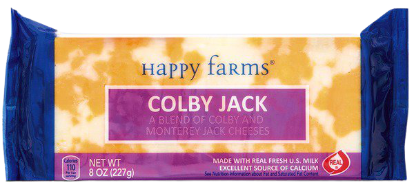 Happy Farms Colby Jack Cheese Block - ALDI