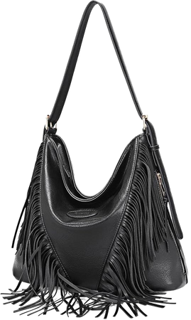 Shoulder Bags for Women Crossbody Bags Hobo Satchel Handbags Tote Bags Vintage Tassel Multi Pockets Zipper Adjustable Strap: Handbags: Amazon.com