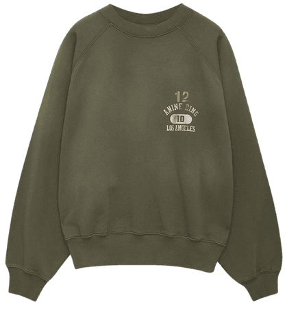 ANINE BING Archer Sweatshirt Army - Vintage Green