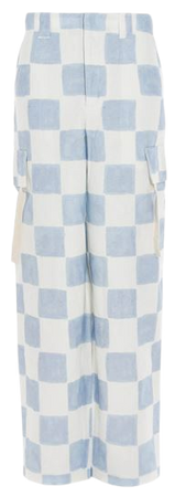 Alzu trousers in light blue and white | Jacquemus