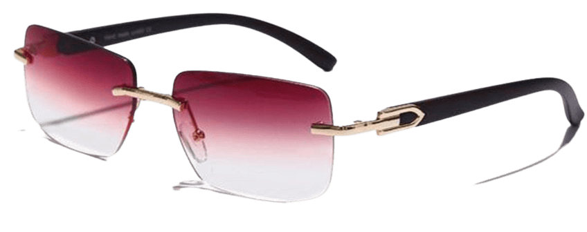 burgundy sunglasses