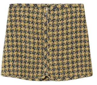 Tweed skirt with zipper - Women | Mango USA