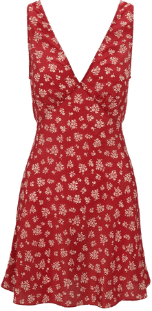 The Isabelli Saffron | Red Mini Dress | Réalisation Par