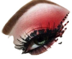 Queen Of Hearts Eye Makeup (Right Eye)