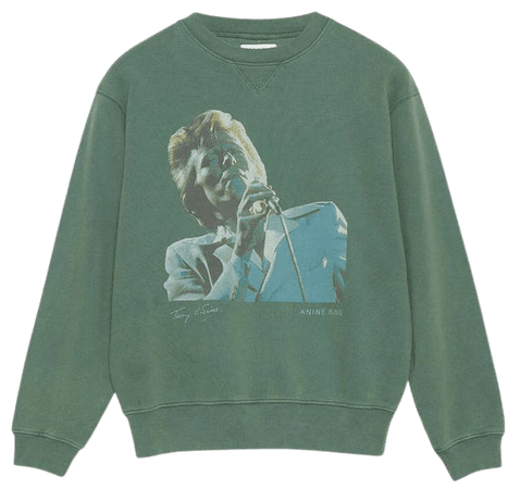 ANINE BING Ramona Sweatshirt Ab X To Bowie - Green