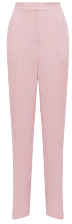 Reiss Pink Marina Wide Leg Split Hem Trousers | REISS USA