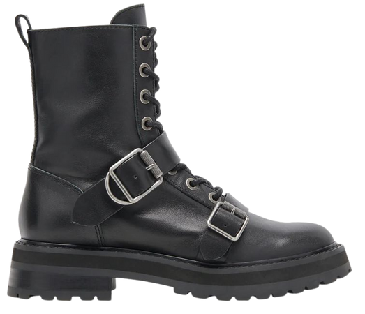RONSON BOOTS BLACK LEATHER – Dolce Vita
