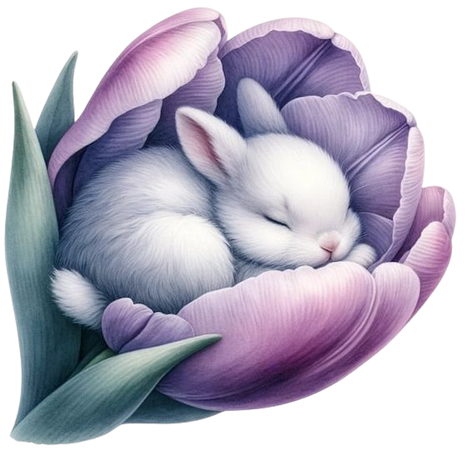 Bunny Purple Flower