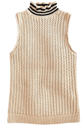 J.Crew: Sleeveless Turtleneck Sweater For Women