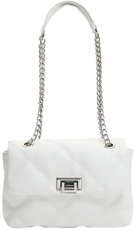 Quilted crossbody bag with chain strap - Women's fashion | Stradivarius United States