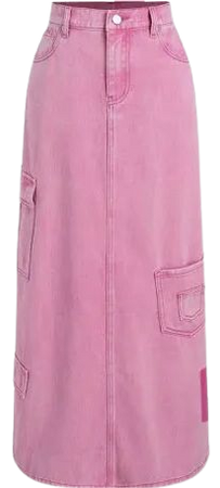 pink long skirt y2k - Google Search