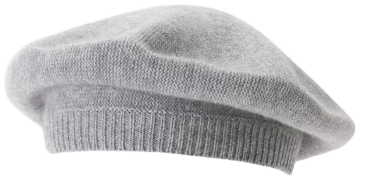 Liu grey beret in 100% cashmere | agnès b.