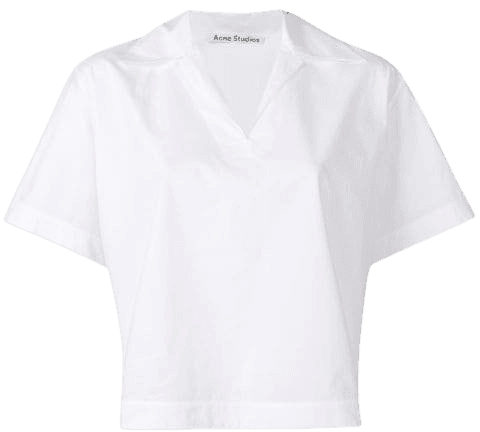 Acne Studios Boxy Shirt AC0073 White | Farfetch