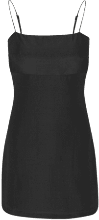 The Christy Black | Silk LBD Mini Dress | Réalisation Par