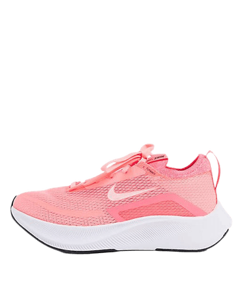 Nike Running Zoom Fly 4 sneakers in lava glow/white | ASOS