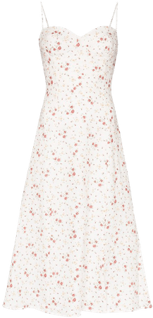 Reformation Nebraska floral-print Midi Dress - Farfetch