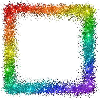 Rainbow Glitter Heart Frame On White Background. Vector Illustration Stock Photo, Picture And Royalty Free Image. Image 79610128.